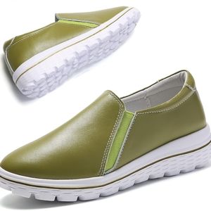 New Nursing Work Healthcare Slip Resistant green shoes loafers slip ons